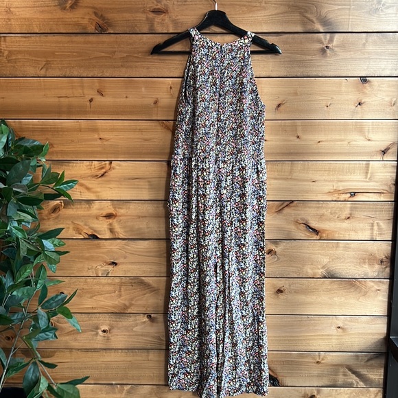 LOFT floral tank top jumpsuit Size 0 - Picture 4 of 4